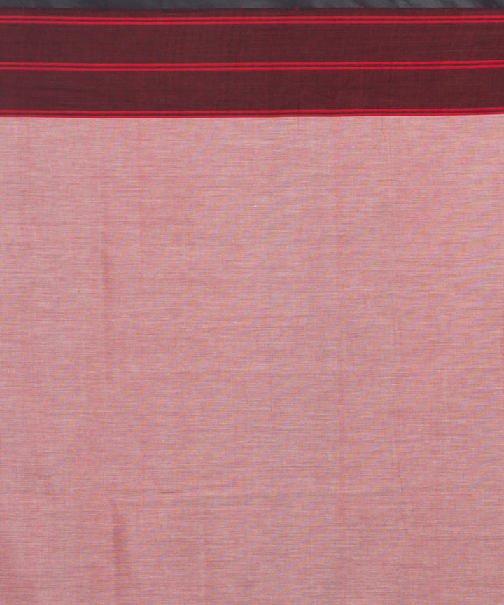 pale Cyan Handwoven Cotton bengal saree