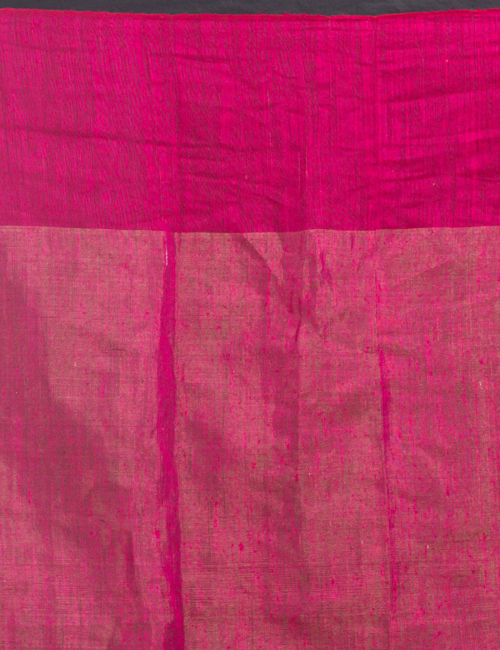 Pink beige sequins handwoven silk sari