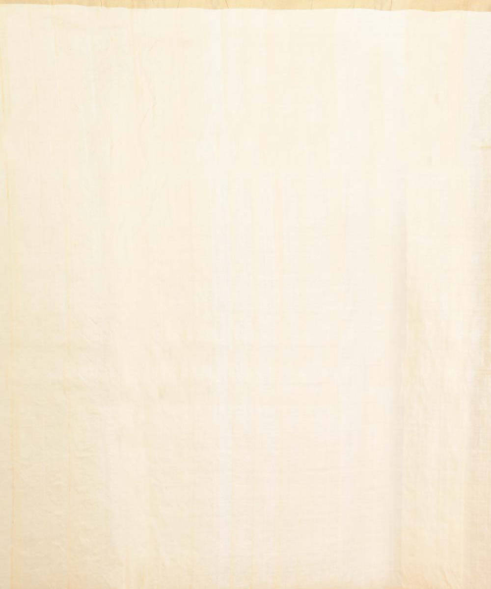 Resham shilpi bengal cream tasar saree with handwoven jamdani work