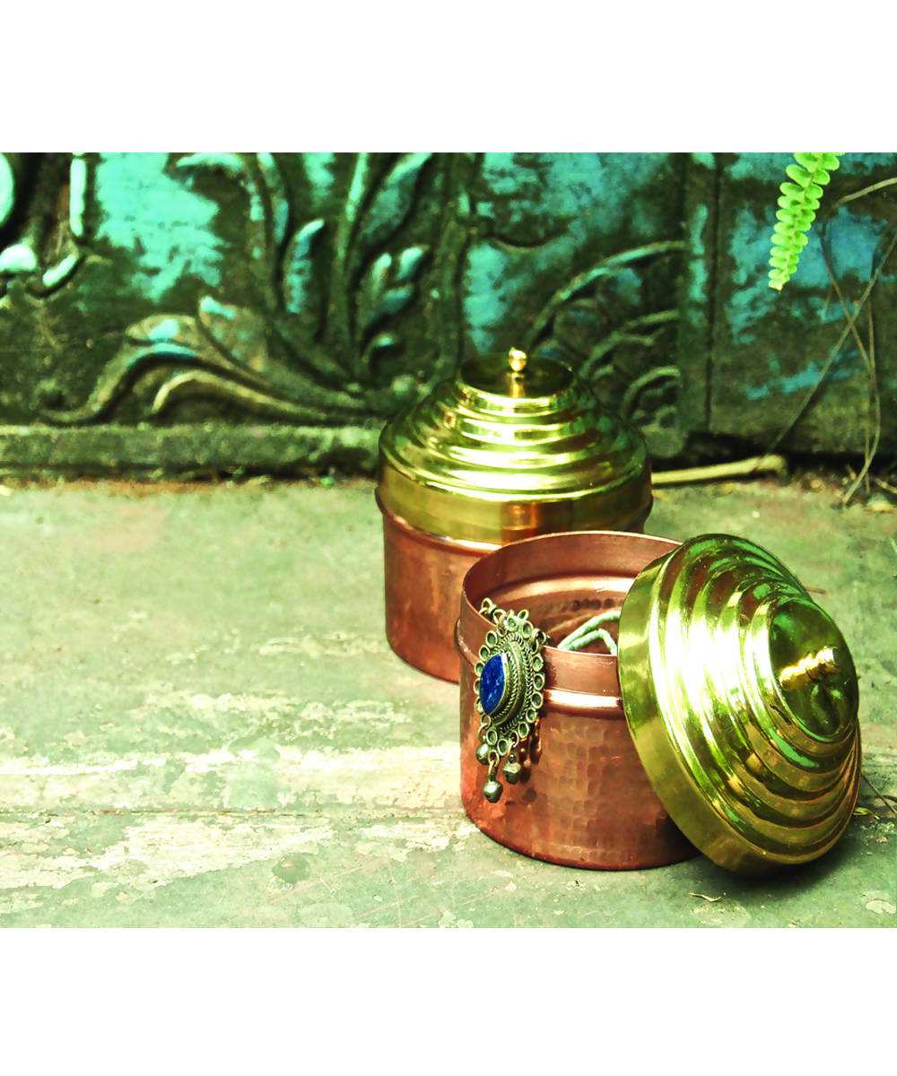 Handmade copper heirloom box