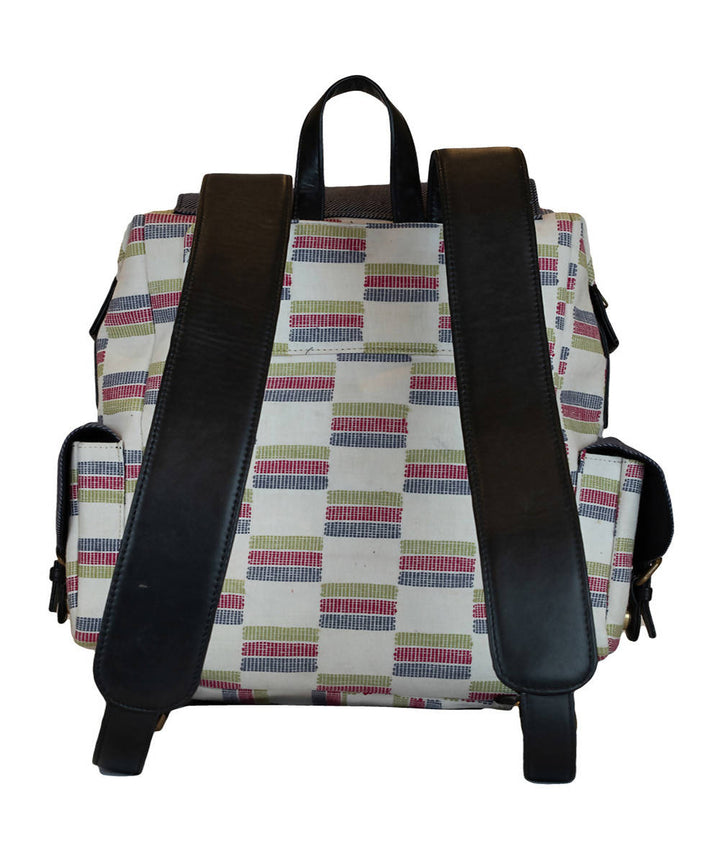 Handwoven cotton Travel Laptop Backpack