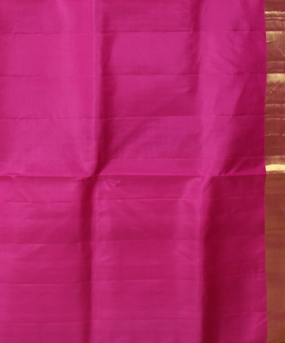 Multicolour Handloom Silk Saree