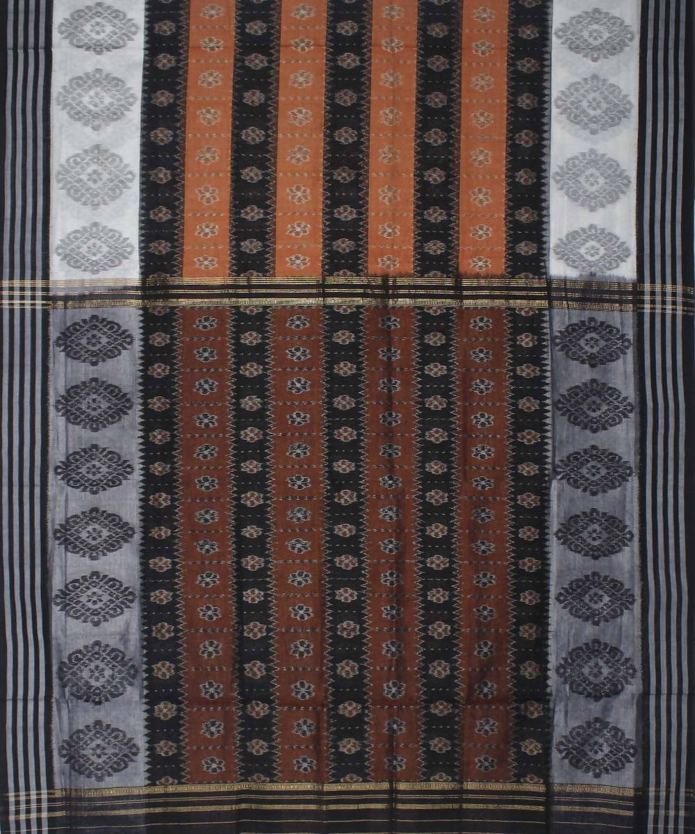 Multicolour Nuapatna Cotton Ikat Saree