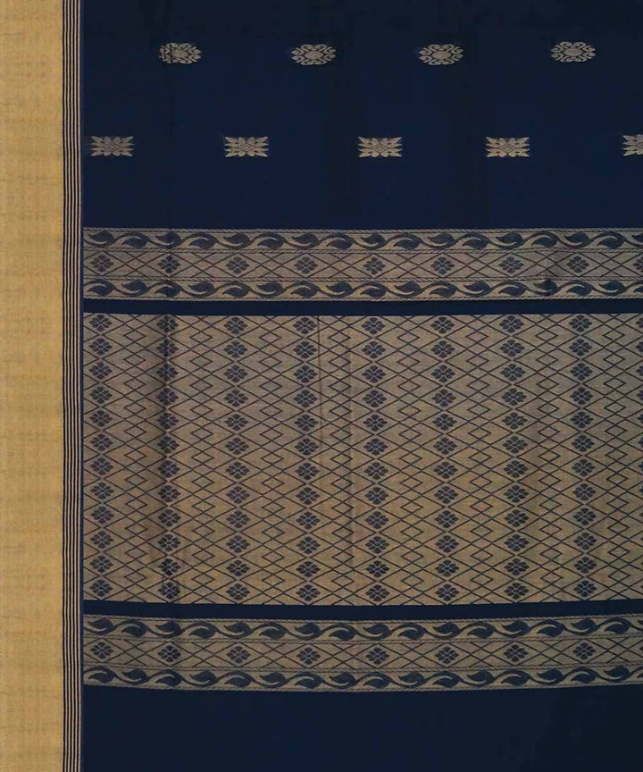 Black handloom salem cotton saree
