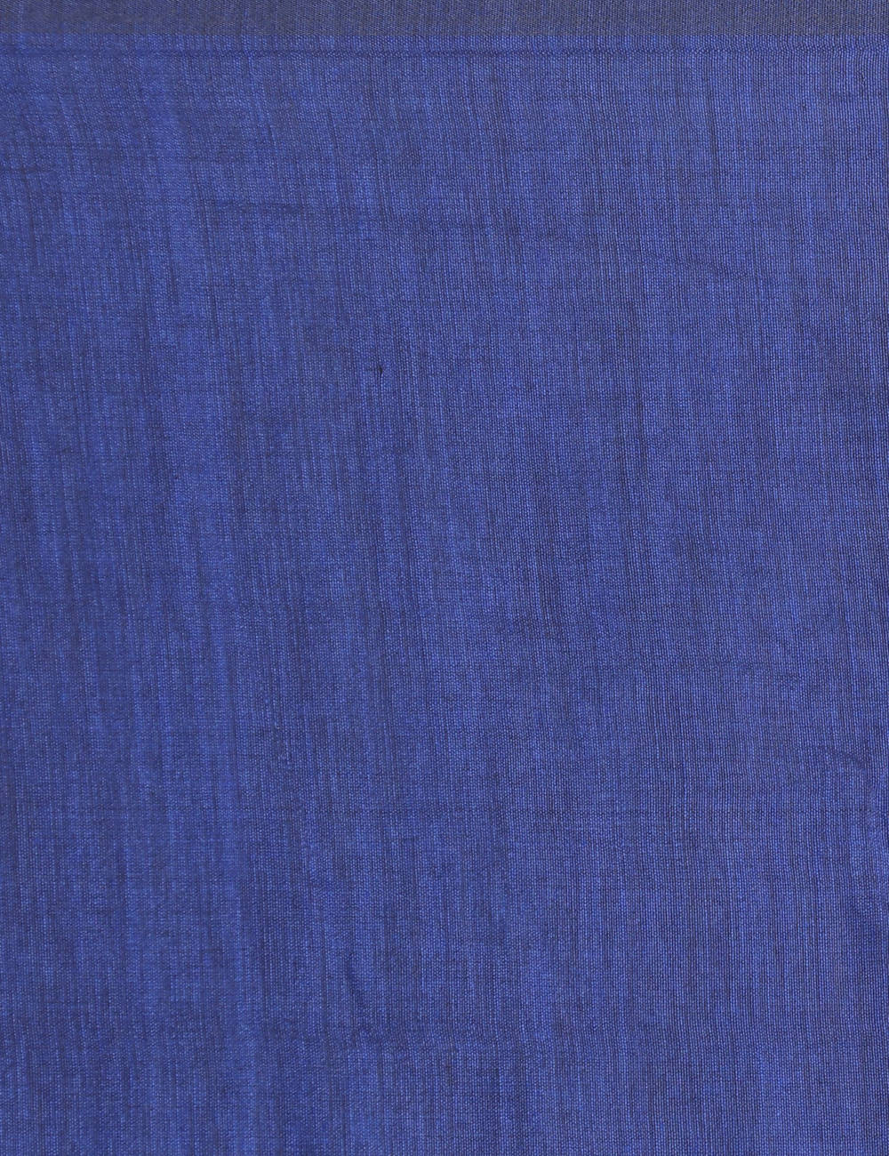 Blue handspun handwoven cotton saree