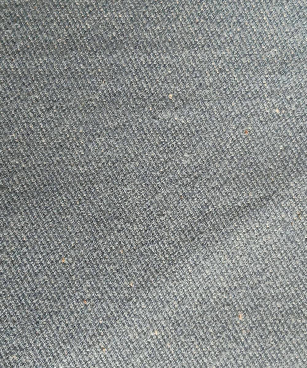 2.5m Grey handspun handwoven cotton Denim trouser and jacket fabric