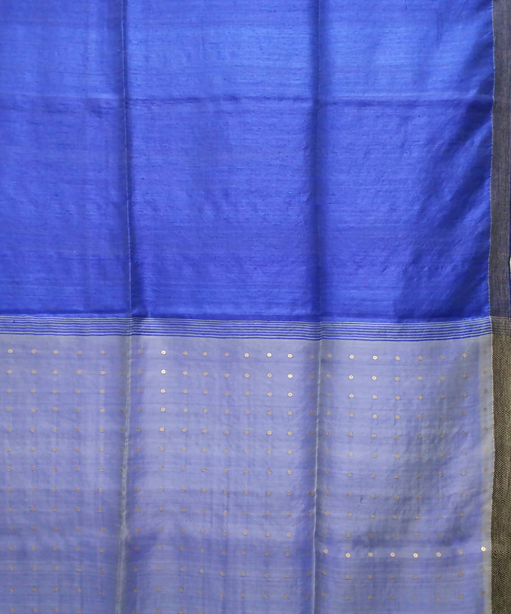 Handwoven bengal silk lavender purple saree