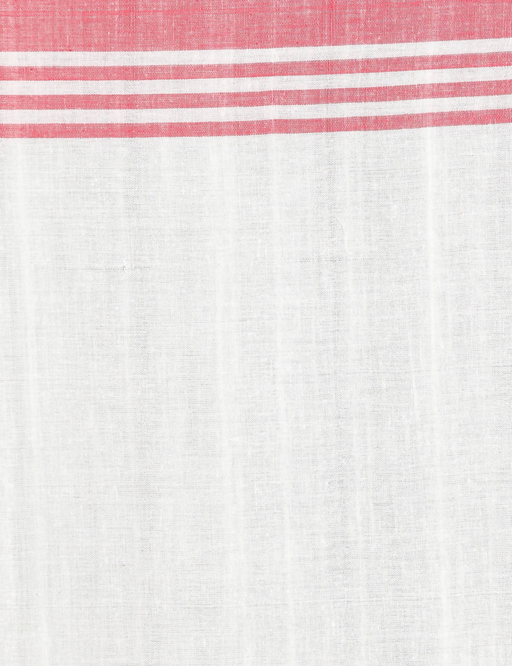 White handspun handwoven cotton saree