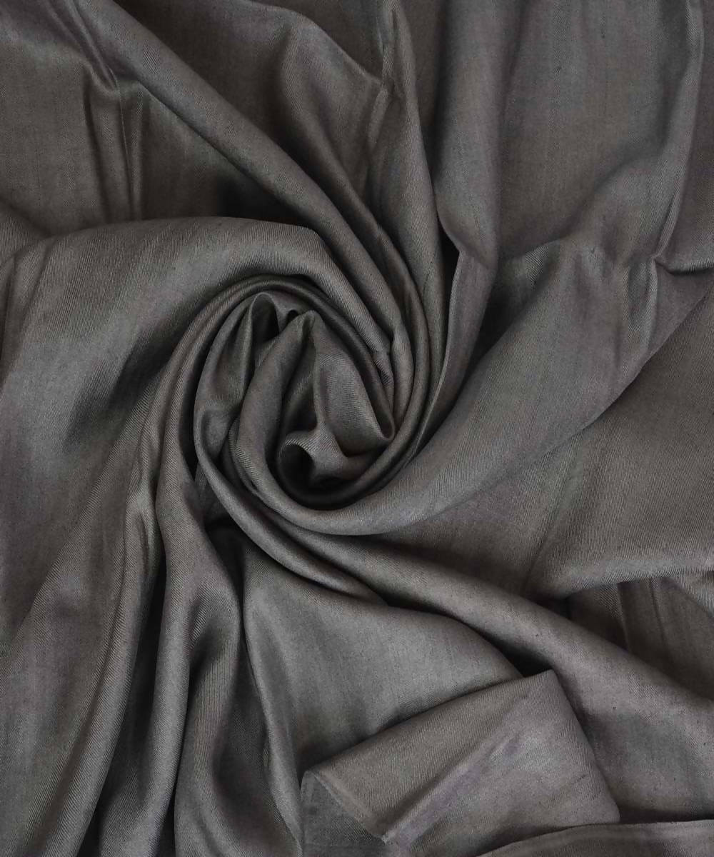 2.5m Grey handloom eri and tussar silk kurta material