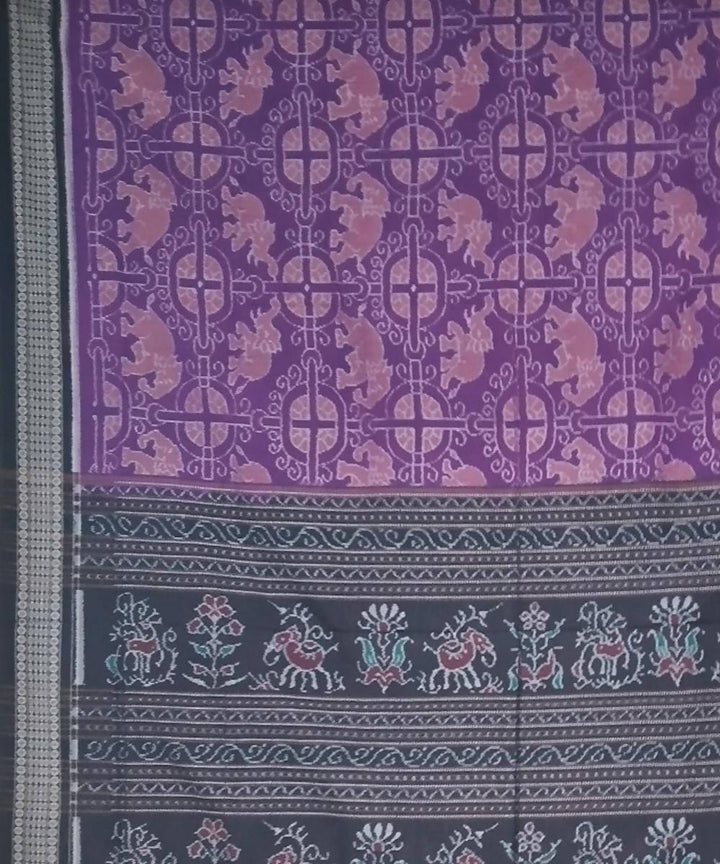 Byzantium slack handloom ikat cotton sambalpuri saree