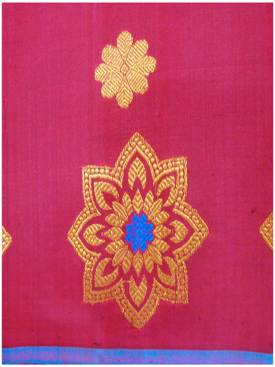 Kotthakota Pure Silk Saree deep red shade