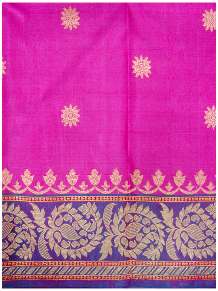 Kotthakota Pure Silk Saree Rose Pink Shade
