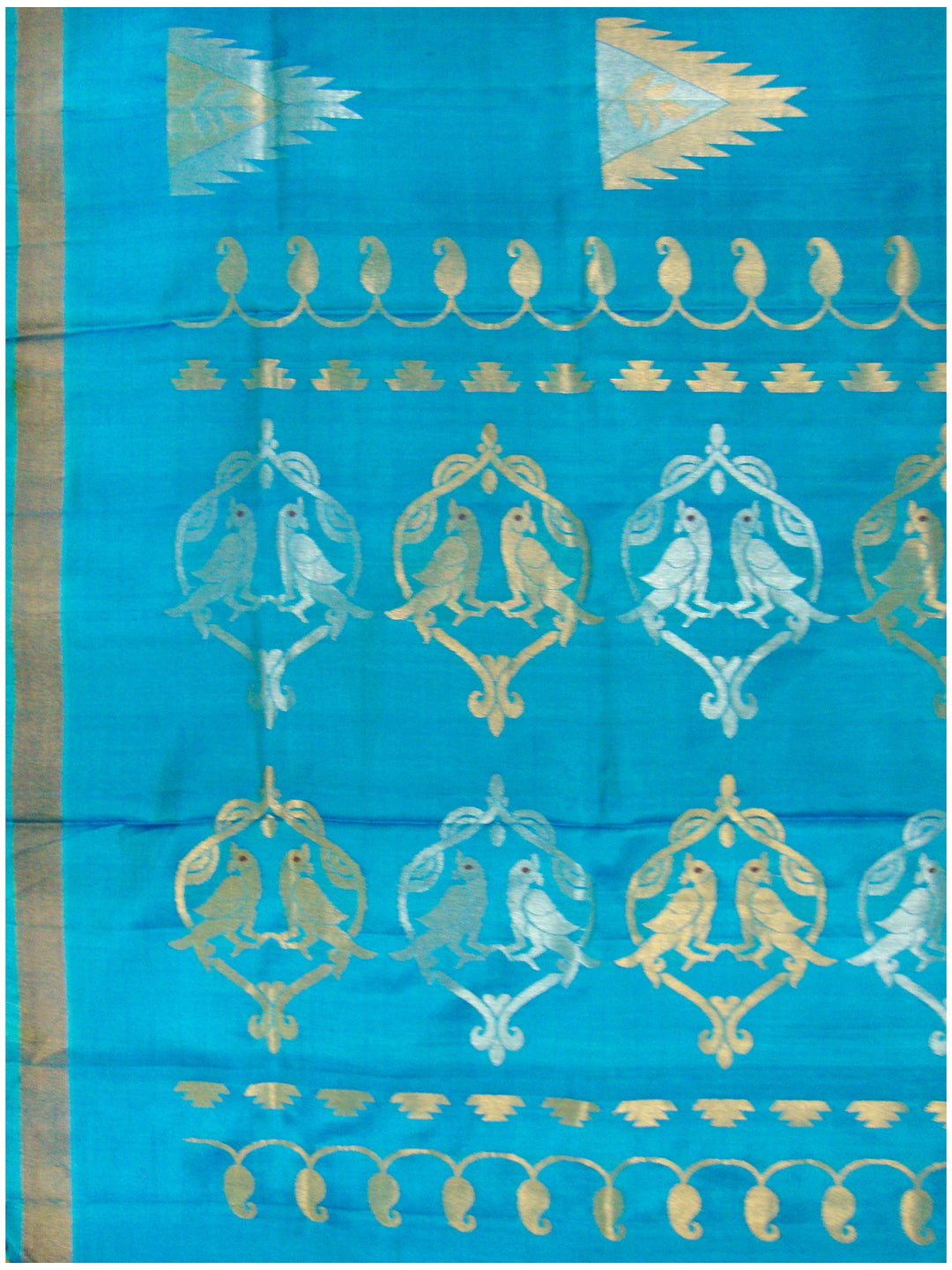 Venkatagiri pure silk Jamdhani saree