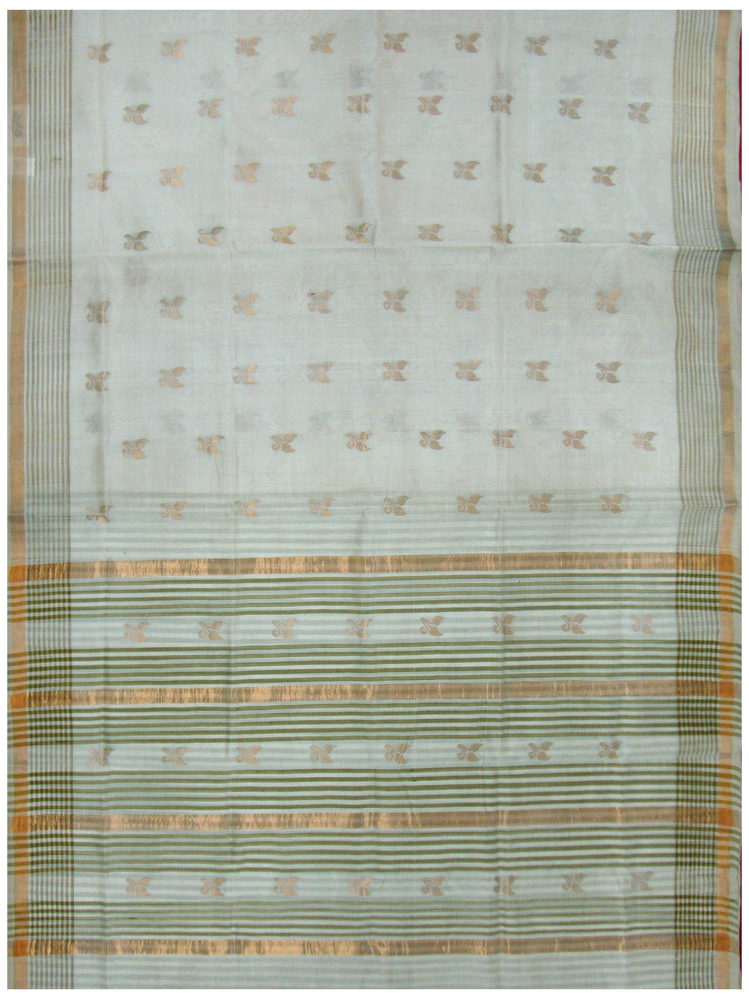 Venkatagiri Sico saree White Shade