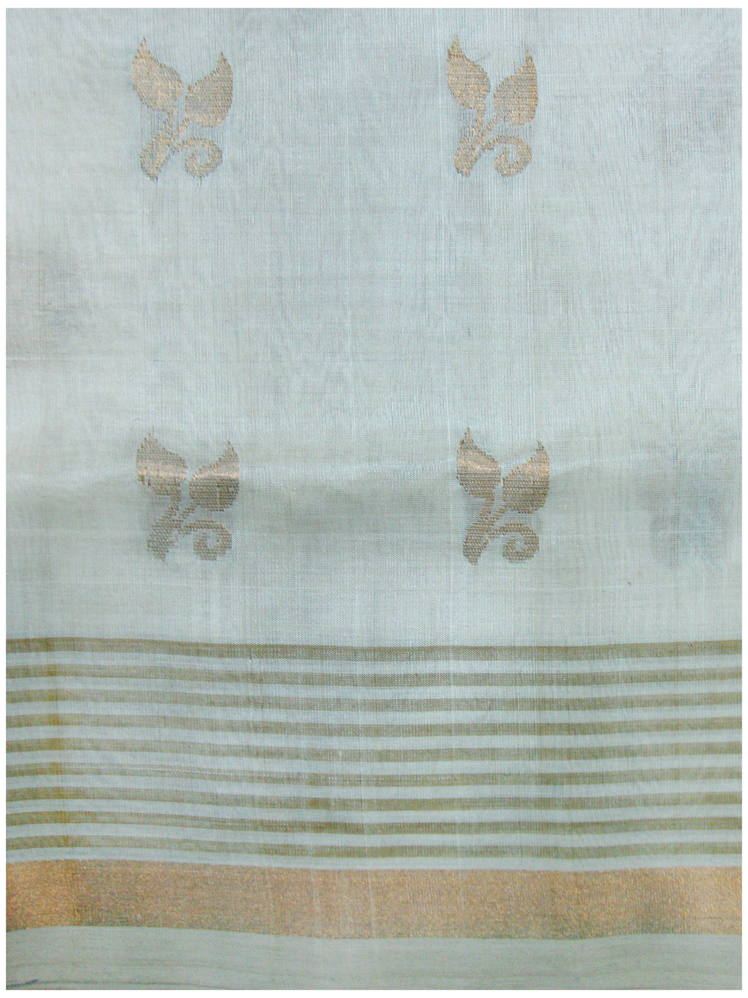 Venkatagiri Sico saree White Shade
