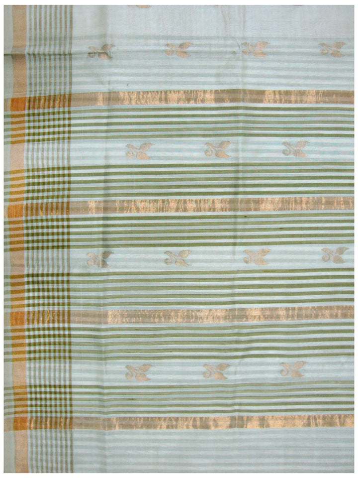 Venkatagiri Sico saree White Shade