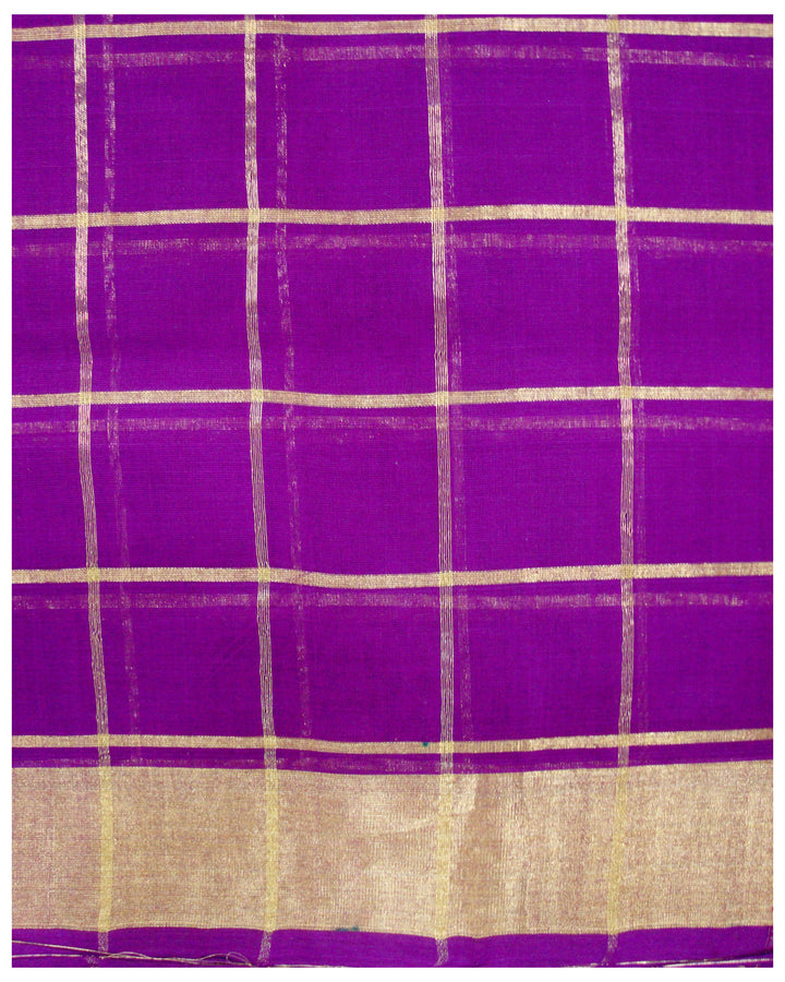 Venkatagiri Cotton saree Violet shade