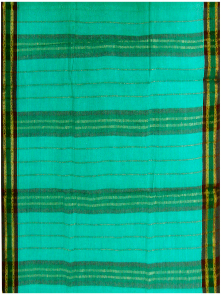 Narayanapet Cotton Saree Sea Green Colour