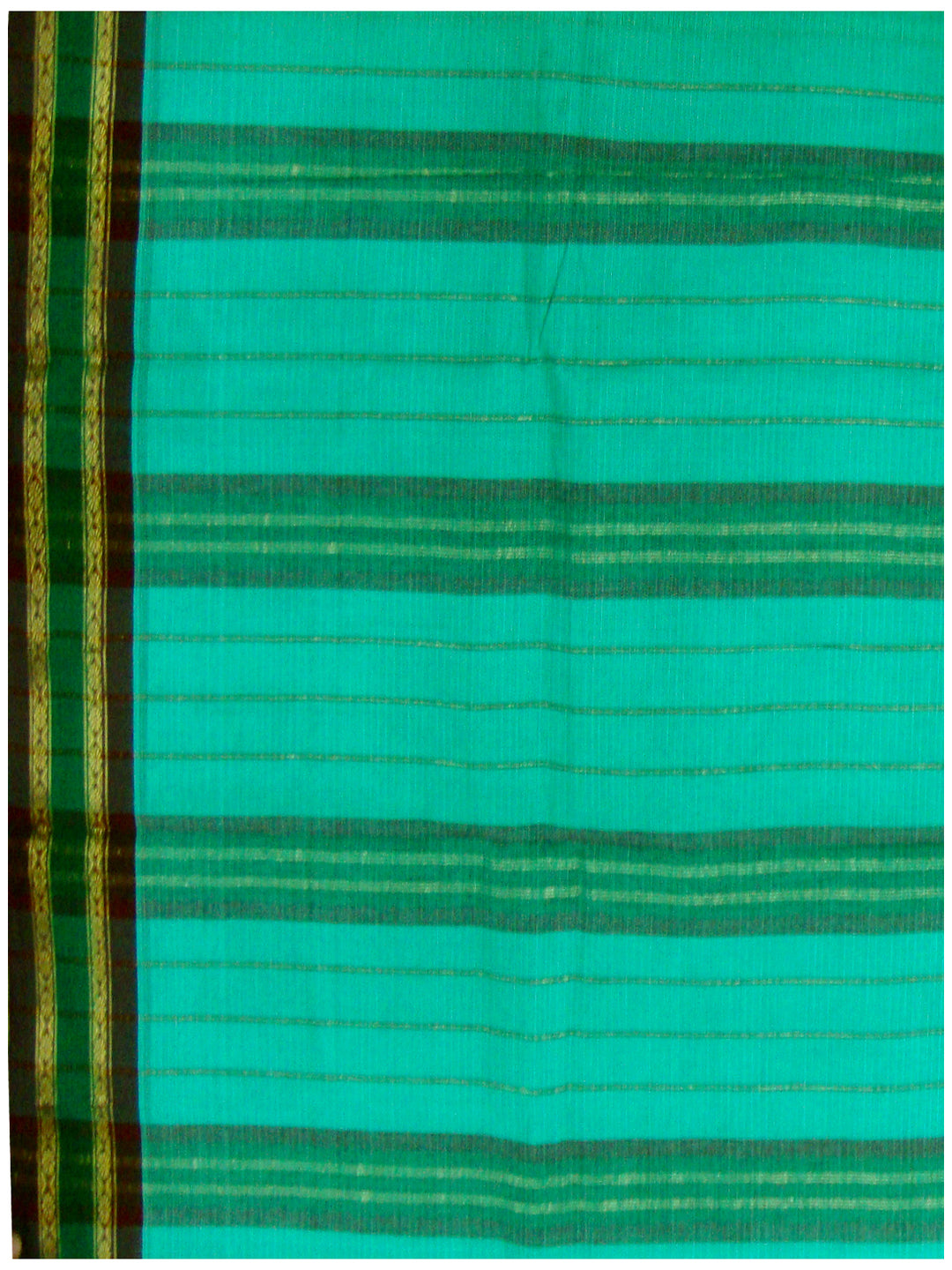Narayanapet Cotton Saree Sea Green Colour
