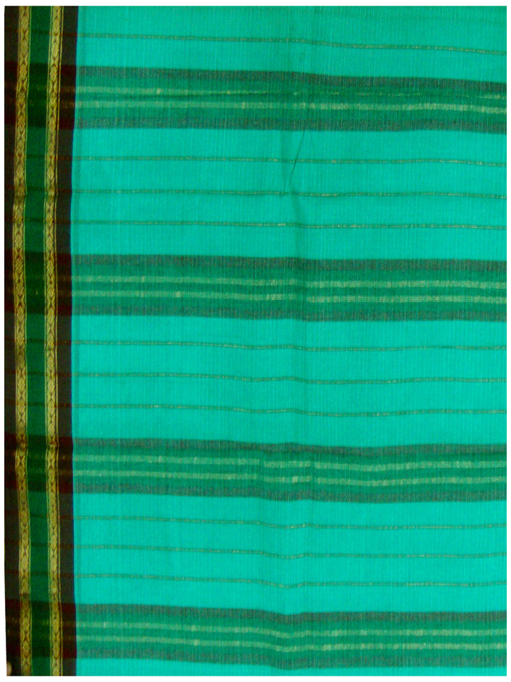 Narayanapet Cotton Saree Sea Green Colour