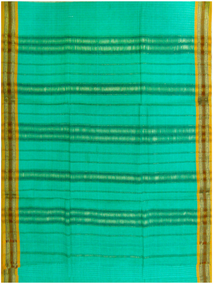 Narayanapet Cotton Saree Sea Green Colour