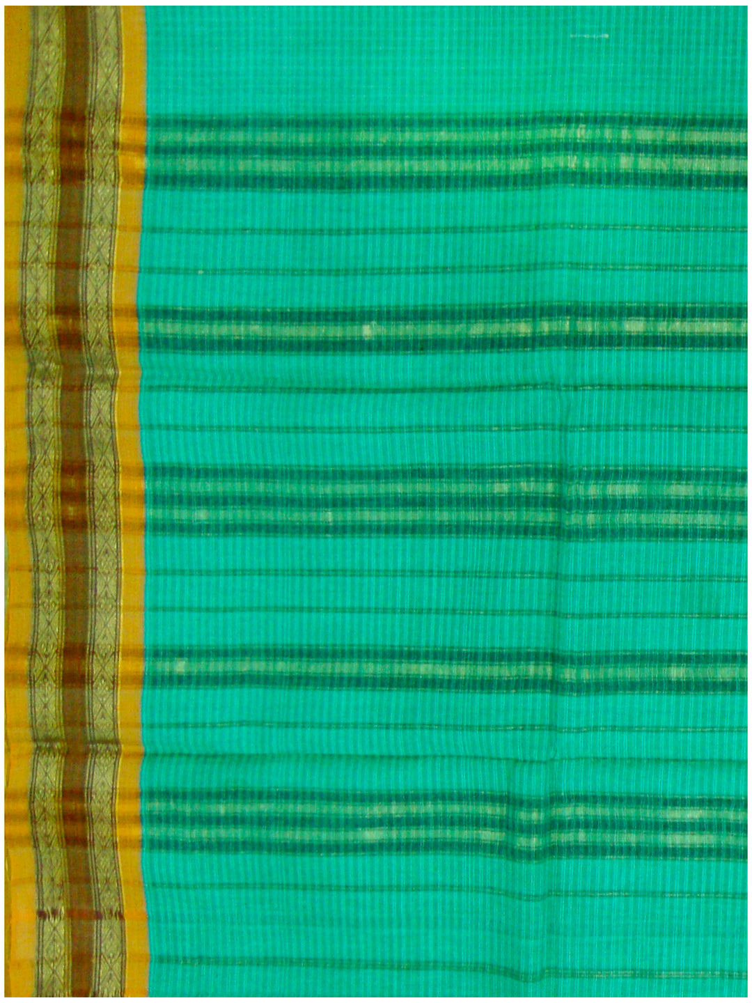 Narayanapet Cotton Saree Sea Green Colour