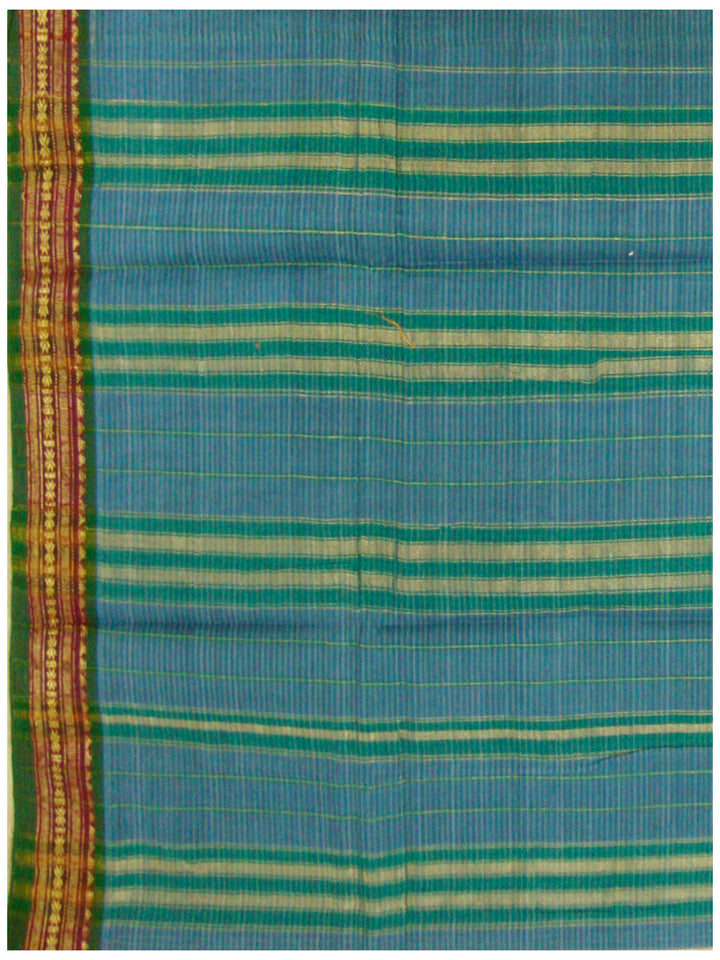 Narayanapet Cotton Saree Blue Colour