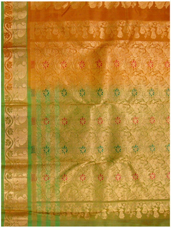 Dharmavaram Pure silk saree Light peru