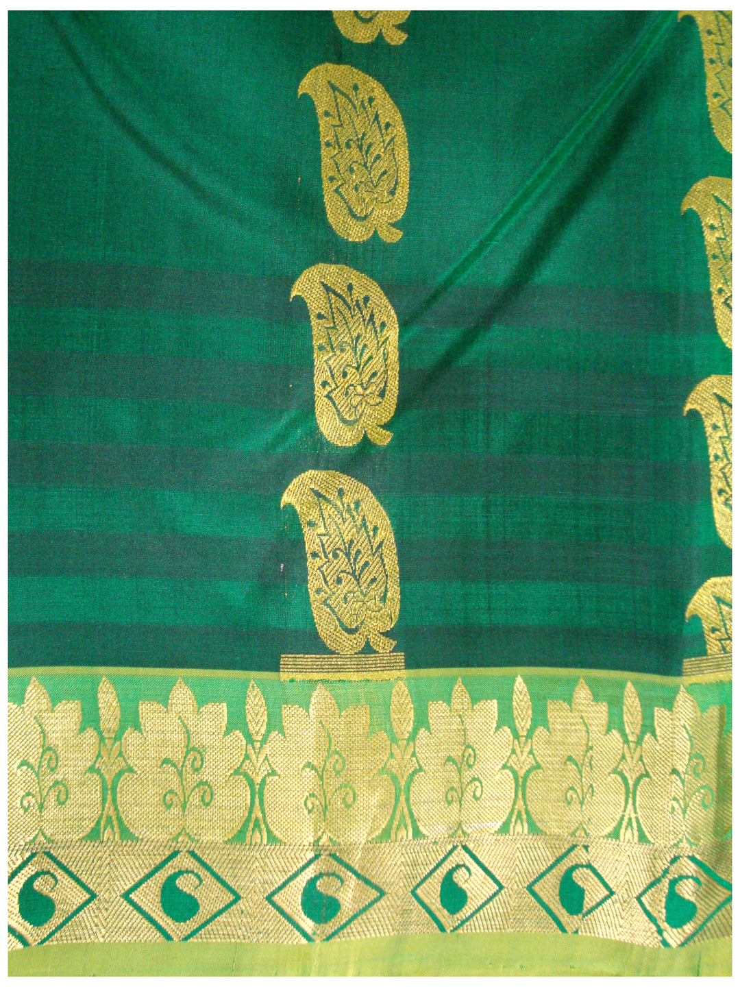 Dharmavaram Pure silk saree Light Green shade
