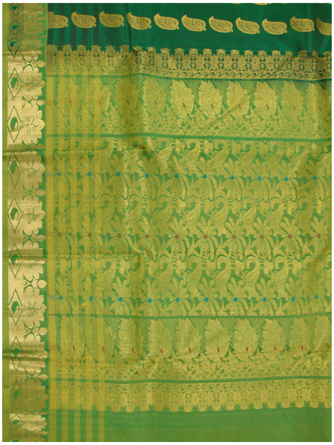 Dharmavaram Pure silk saree Light Green shade