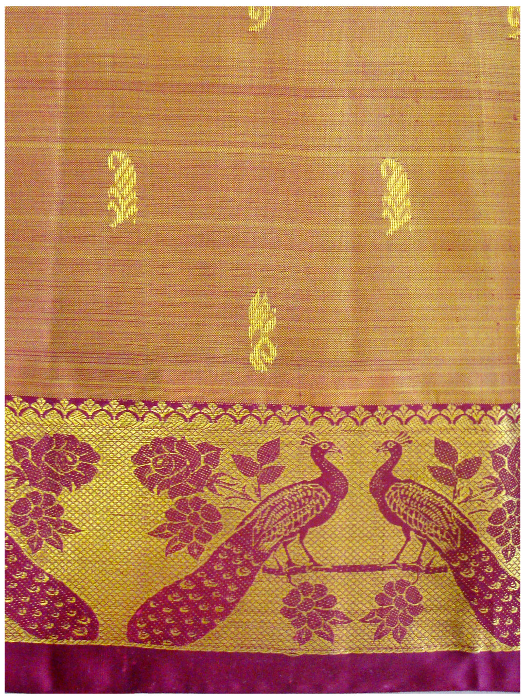 Dharmavaram pure silk Wedding saree