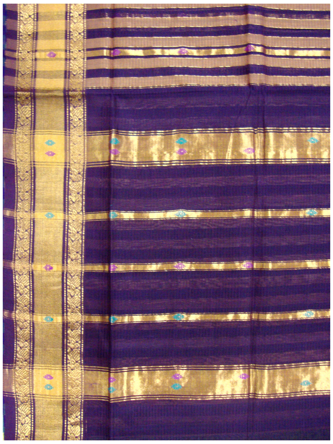 Rajahmundry Cotton saree Dark Purple Shade