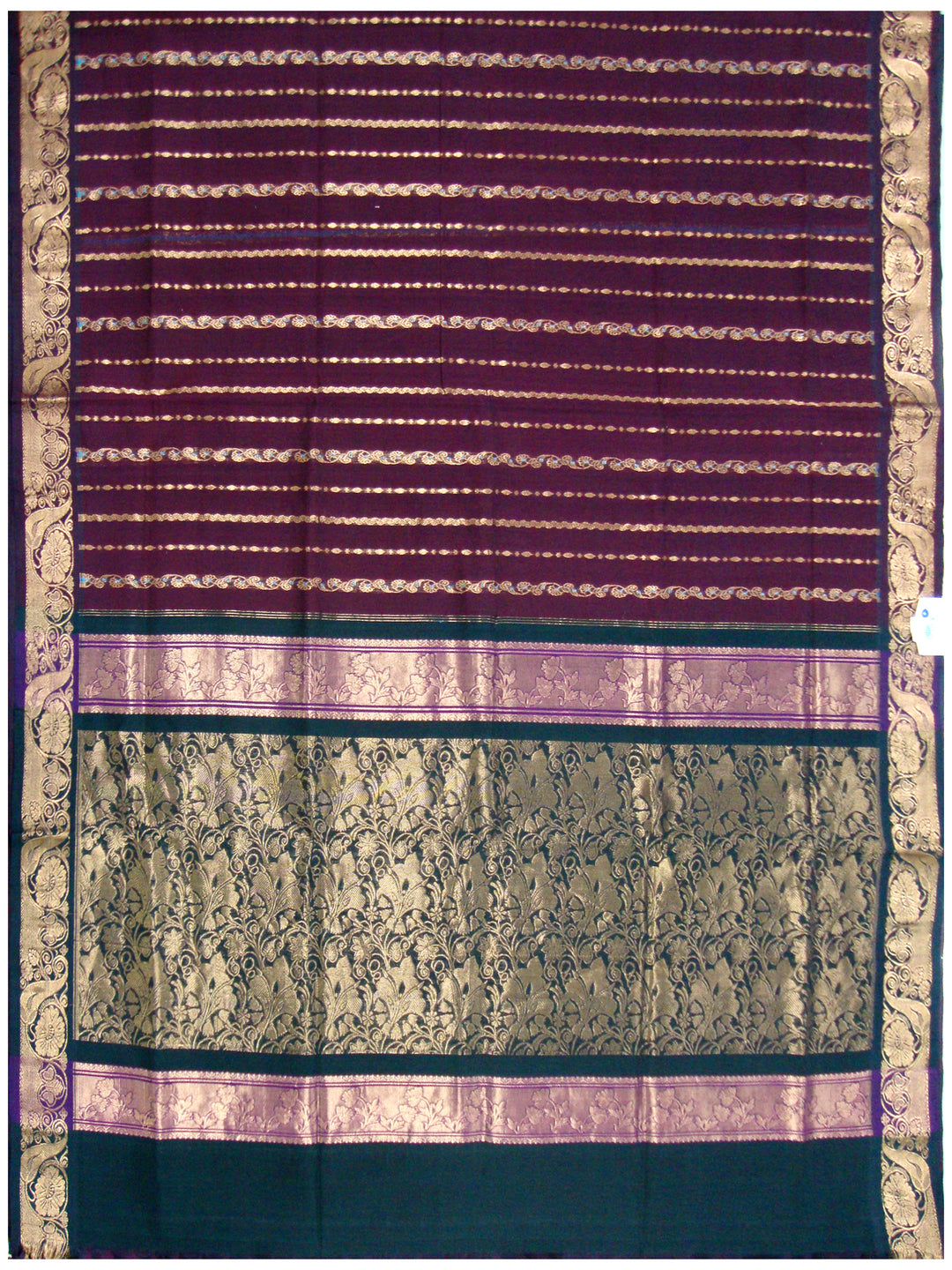 Rajahmundry Fancy cotton saree Maroon Shade