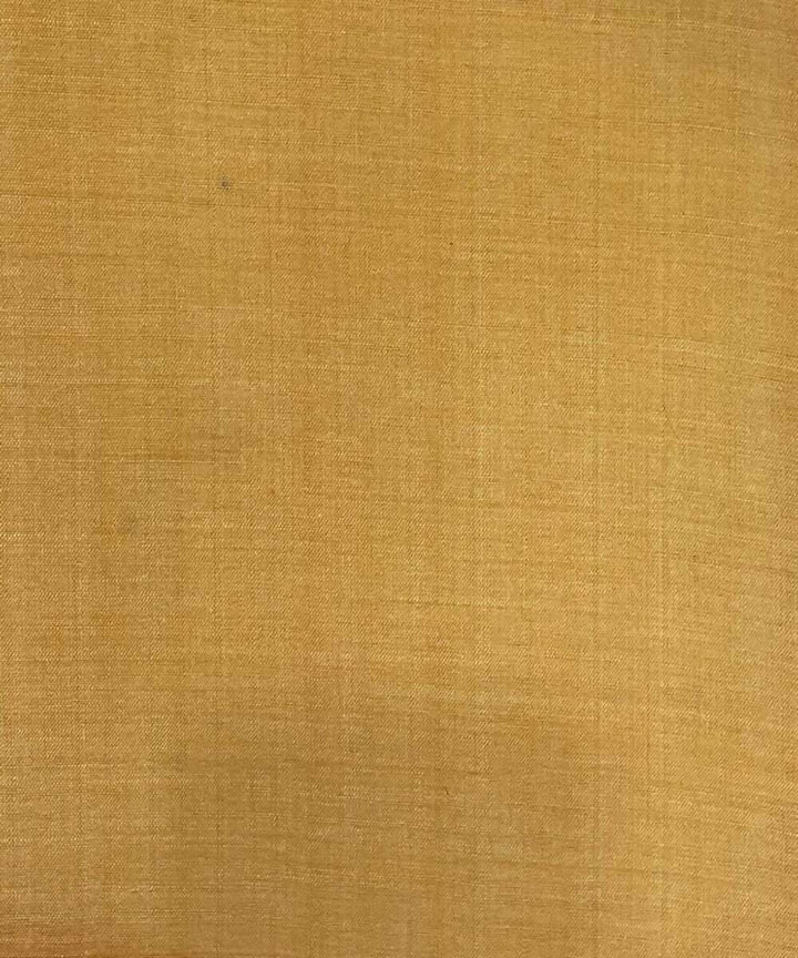 Yellow orange grey handwoven pain tussar silk saree