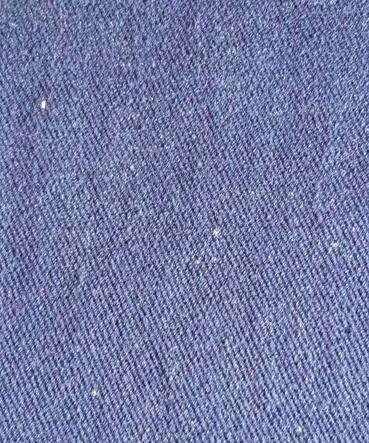 yarn dyed blue denim handwoven cotton trouser jacket Thick Material