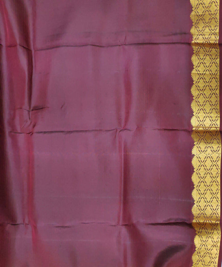 multicolor handwoven venkatagiri brocade silk saree
