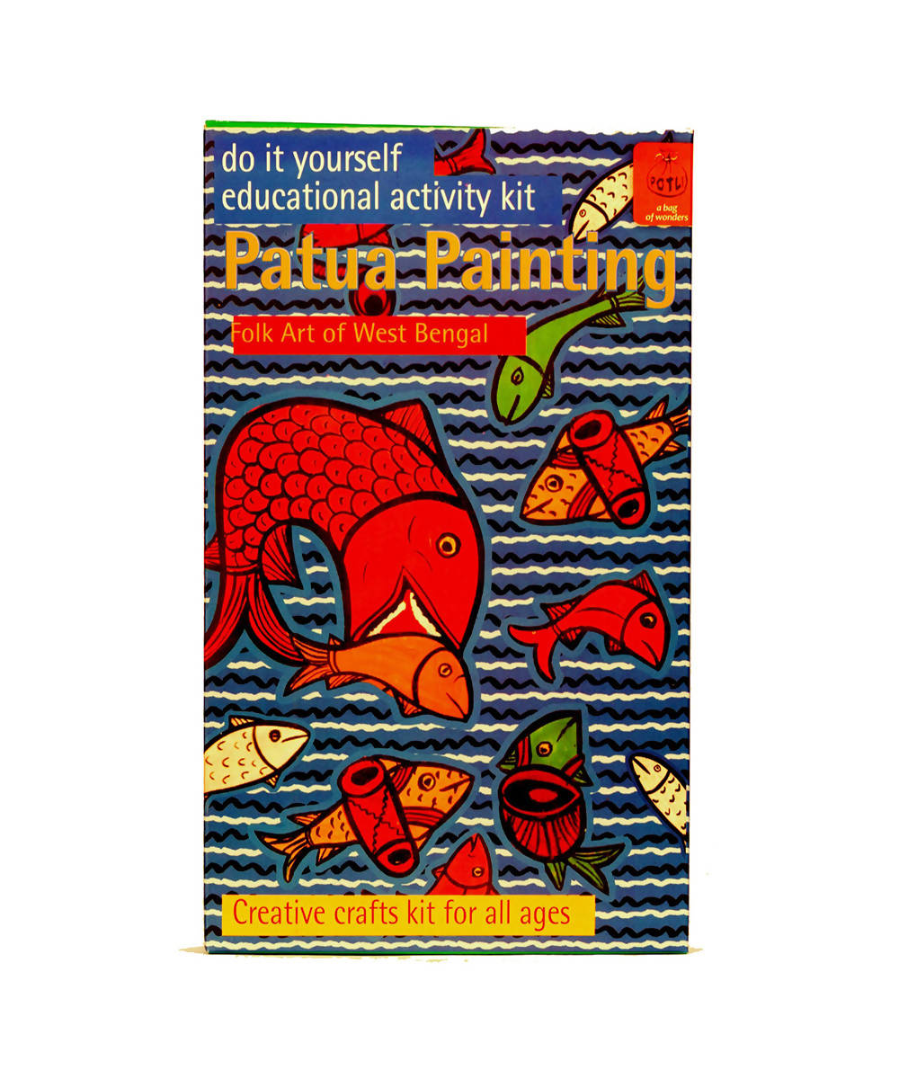 Handmade DIY Educational Colouring Kit Patua Painting of West Bengal