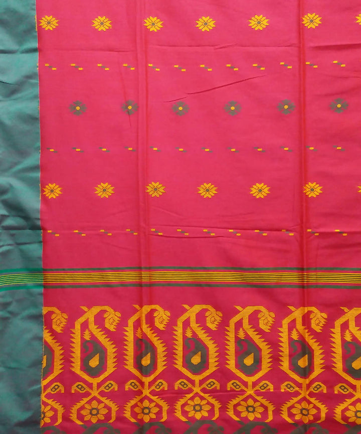 Bengal Pink Handwoven Cotton Saree