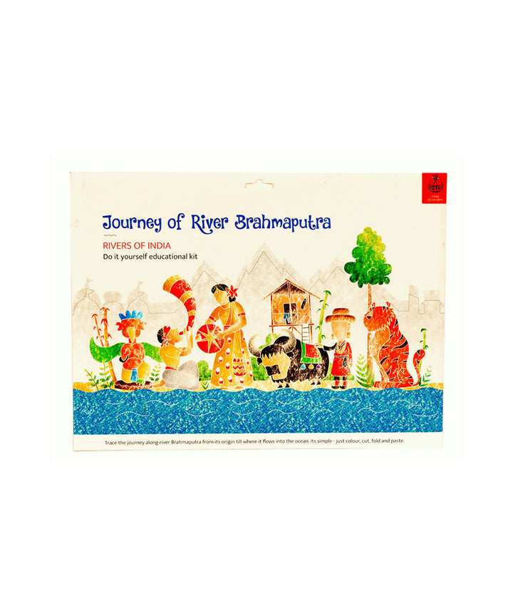Colouring Kit Learning Activity about Rivers Of India (Brahmaputra)