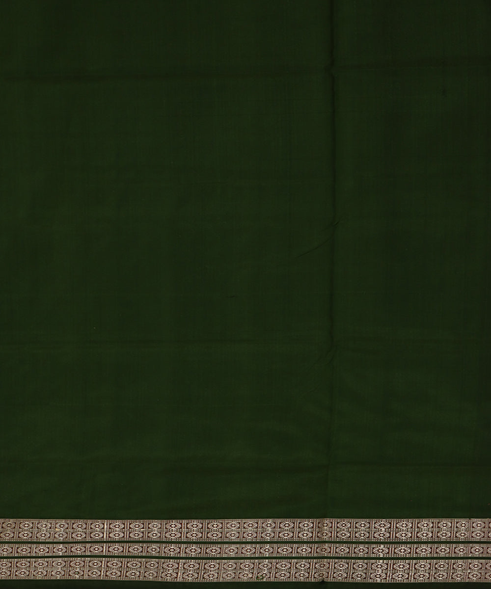 Boyanika red and green handloom silk sambalpuri sari