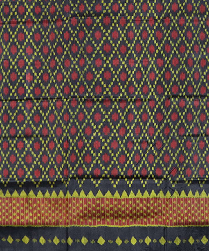 Black silk handwoven khandua saree