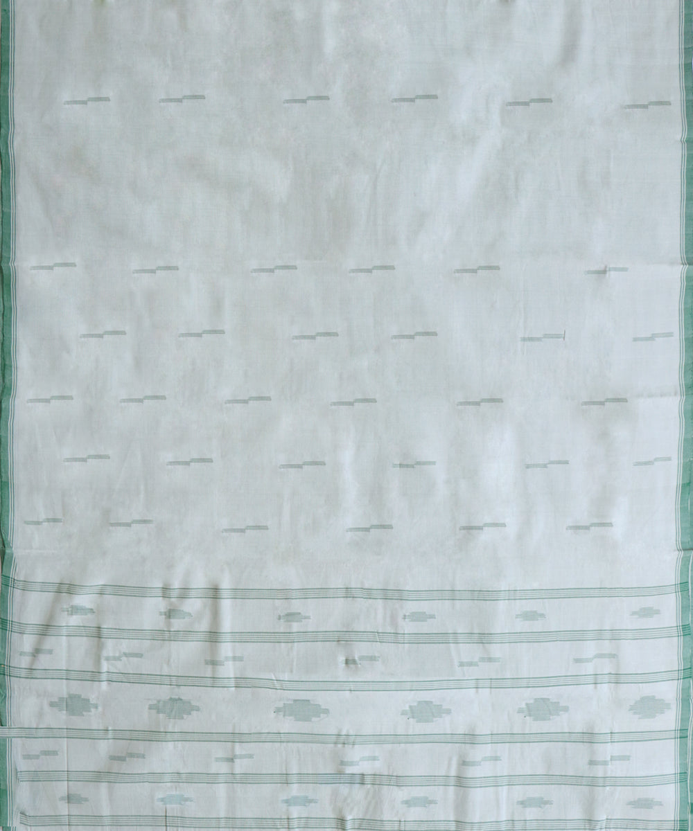 Off white handwoven cotton rajahmundry saree