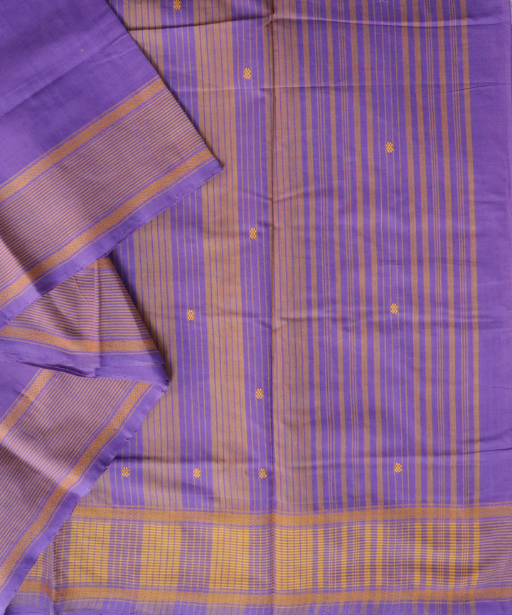 Lavender handwoven cotton rajahmundry saree