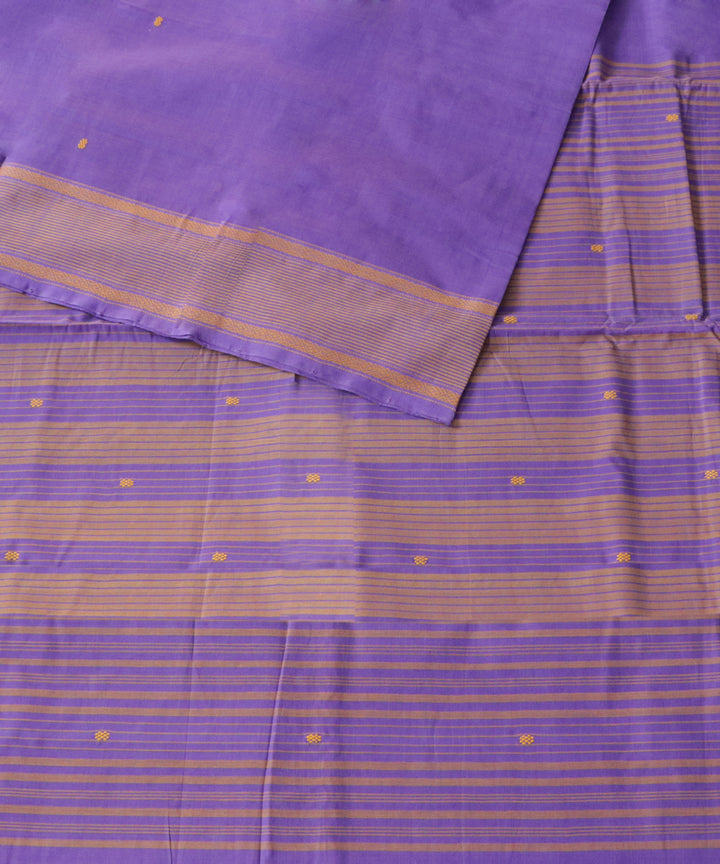 Lavender handwoven cotton rajahmundry saree