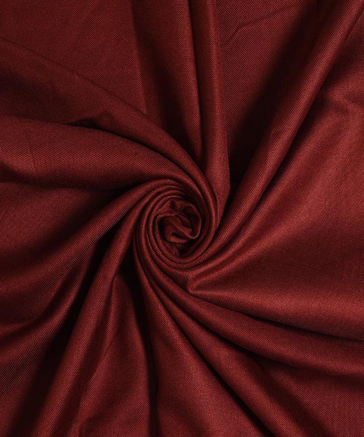 2.5m Dark red handwoven eri silk kurta material