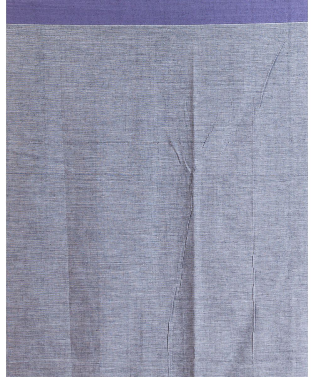 Peach handloom bengal cotton saree