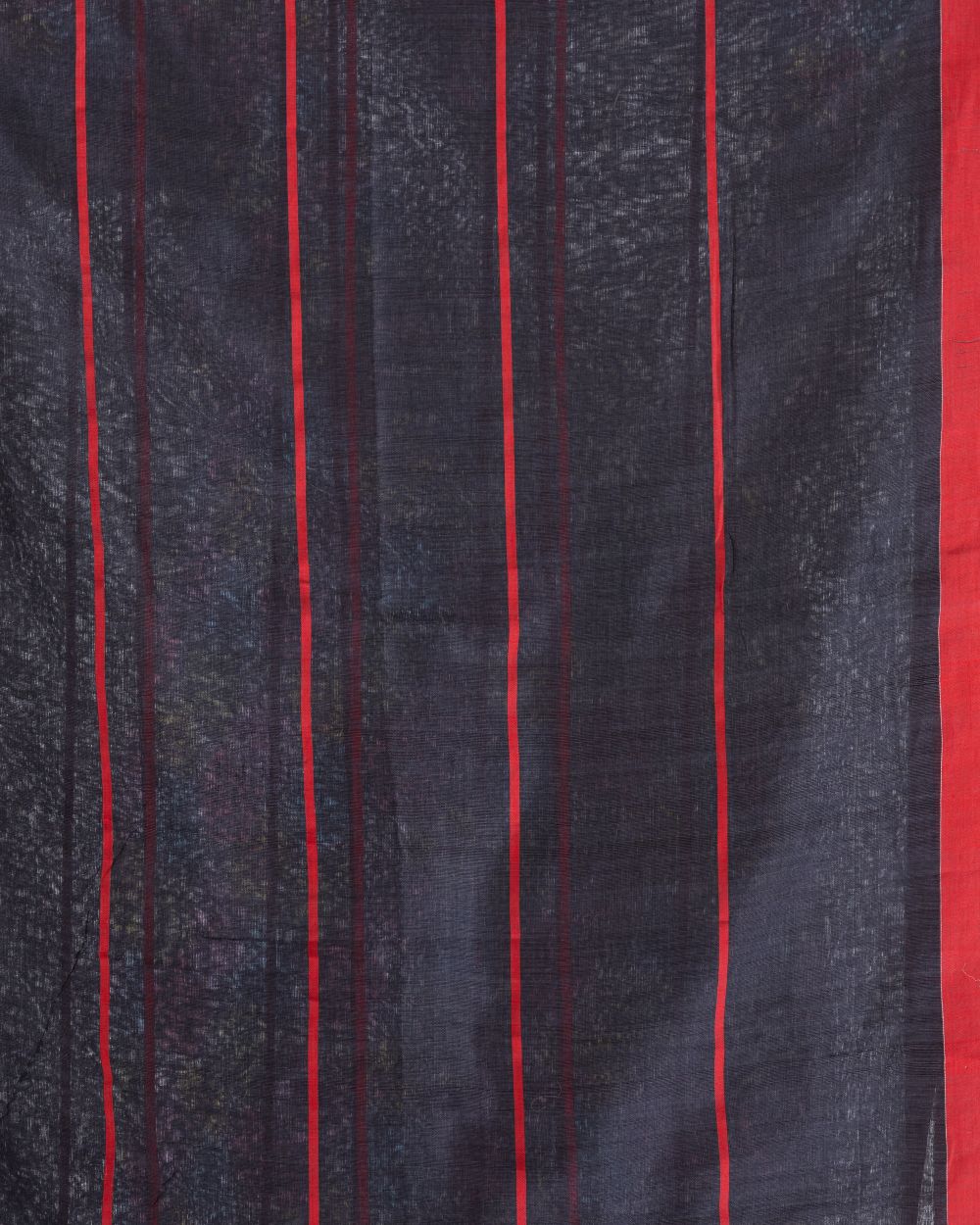 Payne grey handwoven cotton jamdani saree