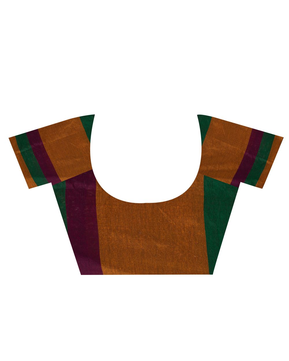 Mustard stripes handspun handwoven cotton bengal saree