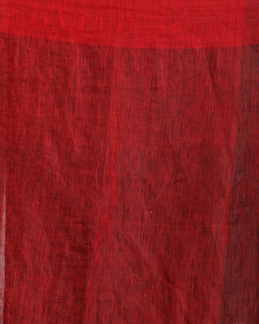 Multicolor handwoven linen saree