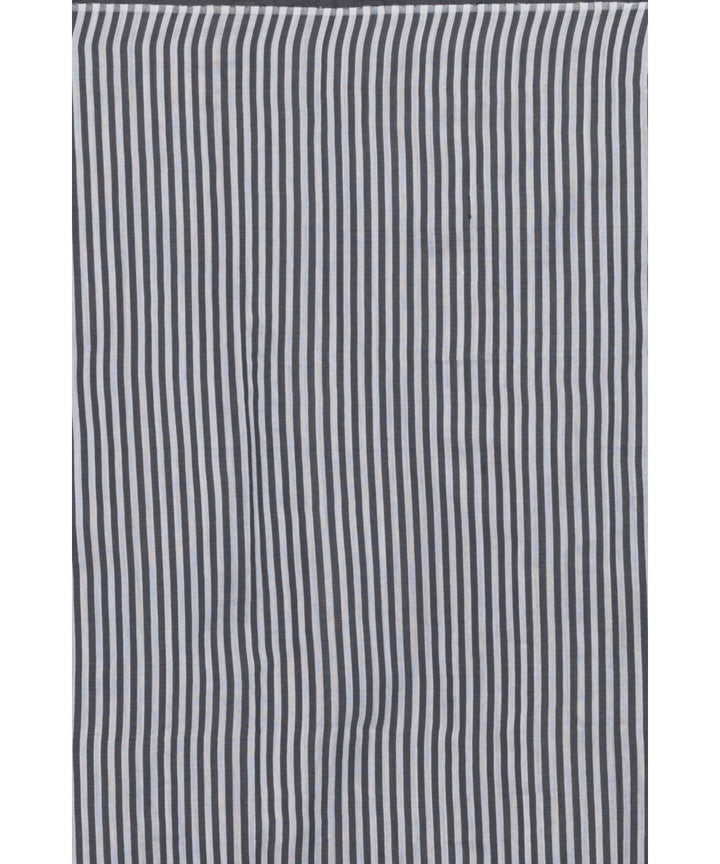 White black handwoven bengal silk jamdani saree